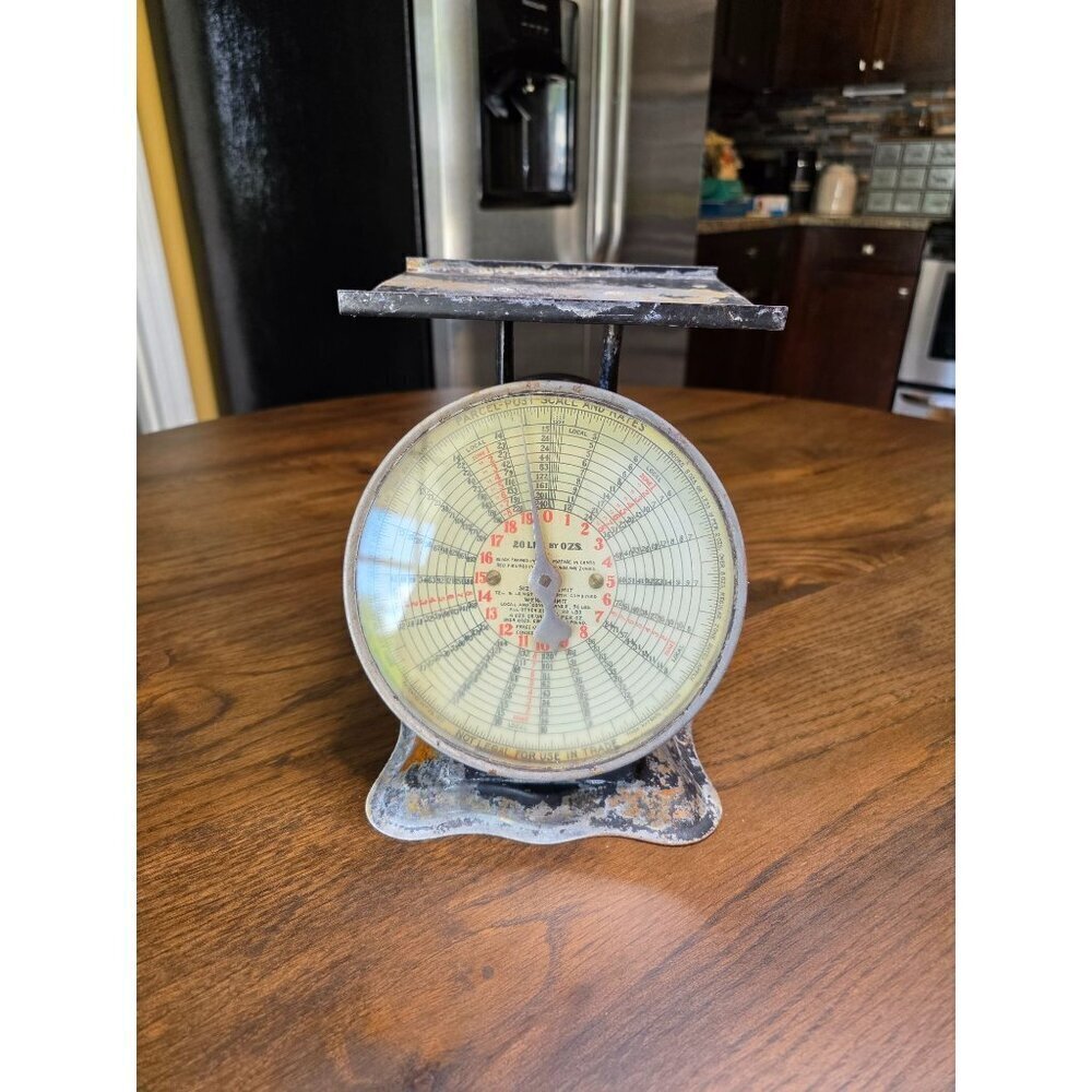 Triner No. 20 Liberty Parcel Post Scale 20 Lbs. Post Office Industrial Decor